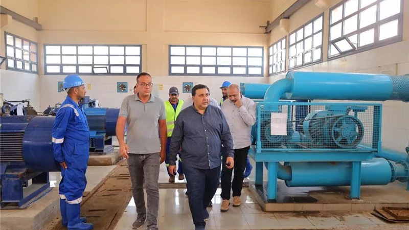 مياه البحيرة ترفع درجة الاستعداد القصوى بمحطة منشأة نصار قبل عيد الأضحى