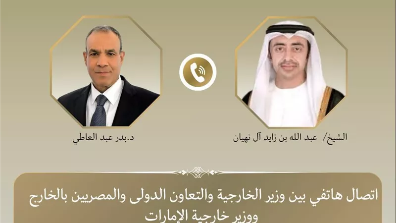 مصر والإمارات تؤكدان مواصلة التنسيق المشترك وتعزيز العلاقات الثنائية