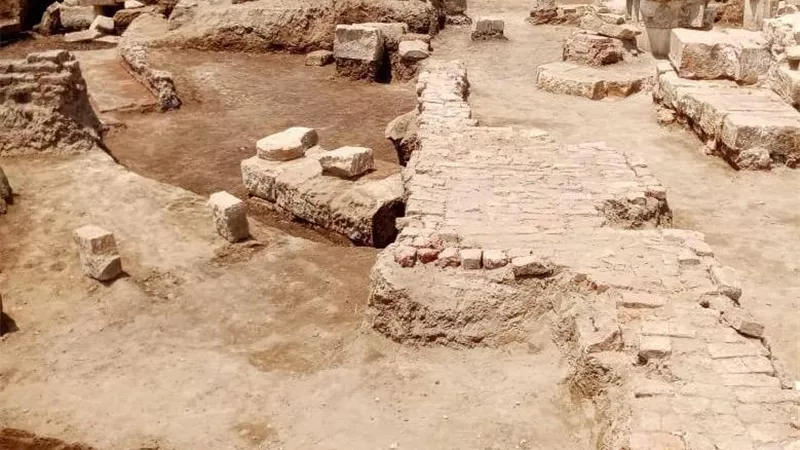 السياحة تعلن عن كشف أثري جديد بمدينة إهناسيا في بني سويف