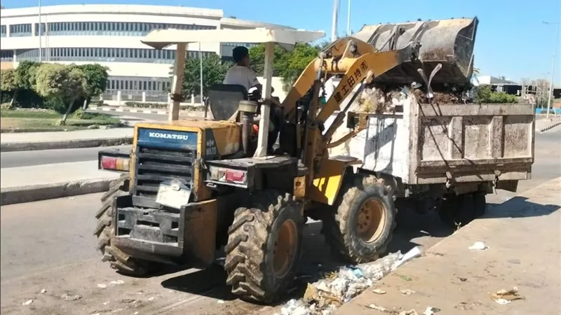 منظومة النظافة بالشروق تعمل 24 ساعة للحفاظ على المظهر الحضاري للمدينة