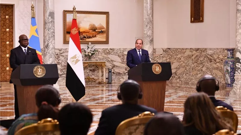 الرئيس السيسي: ندعم وحدة الكونغو الديمقراطية ونرفض الإجراءات الأحادية في حوض النيل