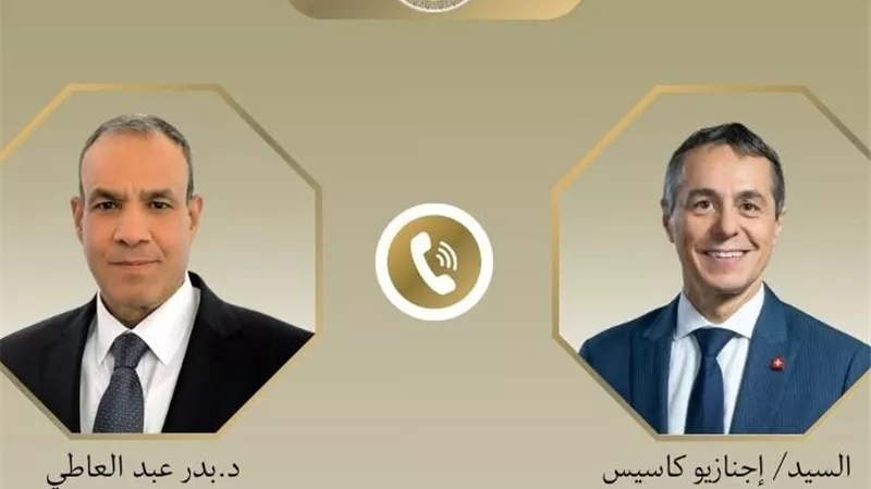 عبد العاطي يبحث مع نظيره السويسري العلاقات الثنائية وجهود خفض التصعيد بالمنطقة