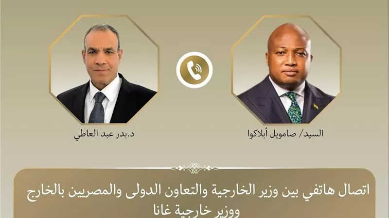 بدر عبد العاطي يبحث مع نظيره الغاني آليات دفع الاستثمارات المصرية في غانا