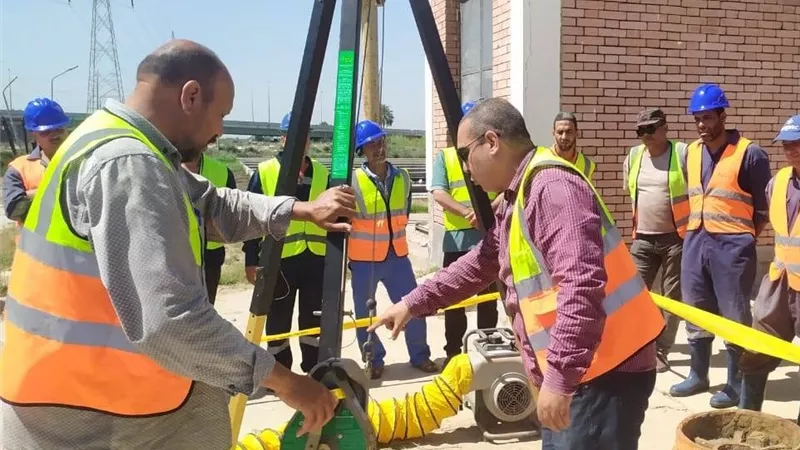 مياه البحيرة ترفع جاهزية العاملين بتدريب ميداني متخصص بمحطة كوم الطرفاية