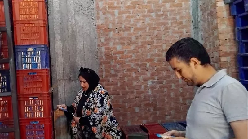 حملة رقابية بكفر الشيخ تضبط 45 ألف قطعة حلوى مخالفة وتلاعبًا في تواريخ الصلاحية