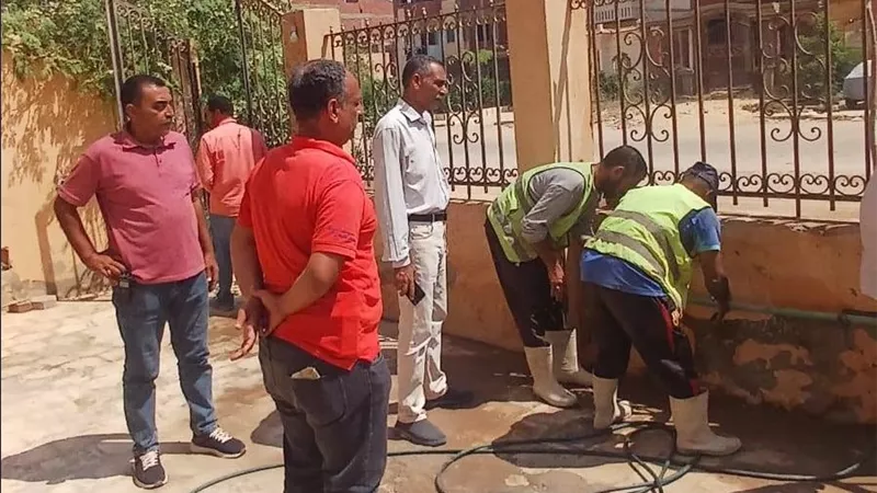 جهاز حدائق أكتوبر: لا تهاون مع التعديات على شبكات المياه والمرافق