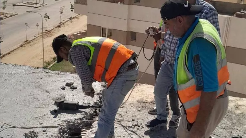 إزالة مخالفات بناء بحدائق أكتوبر ضمن حملات مكثفة لفرض سيادة القانون