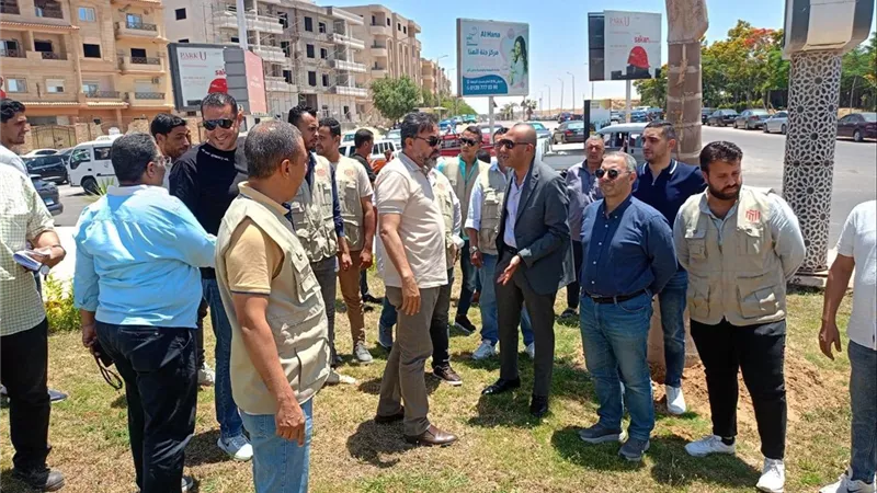الشروق تزرع 40 ألف زهرة موسمية ضمن خطة تطوير المسطحات الخضراء