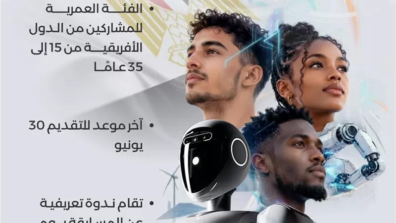 الاتصالات: استمرار التقدم لمسابقة الرئاسة الإفريقية للشباب في الذكاء الاصطناعي والروبوتات AYAIR 2026 برعاية الرئيس السيسي