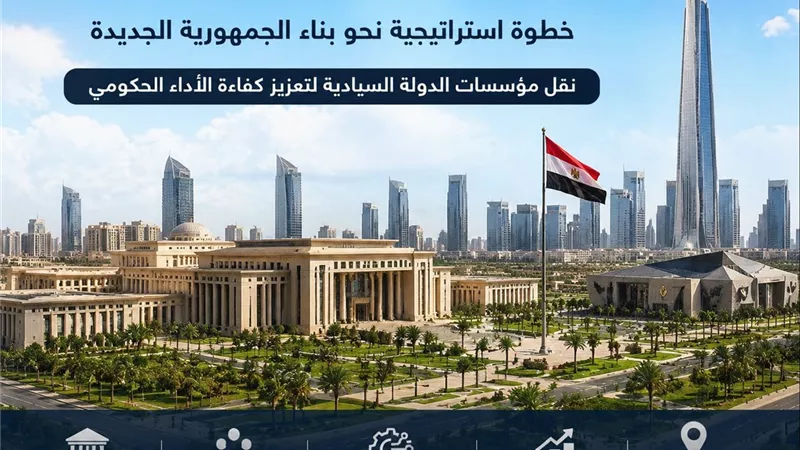العاصمة الإدارية الجديدة.. خطوة استراتيجية لنقل مؤسسات الدولة وتعزيز كفاءة الإدارة الحكومية
