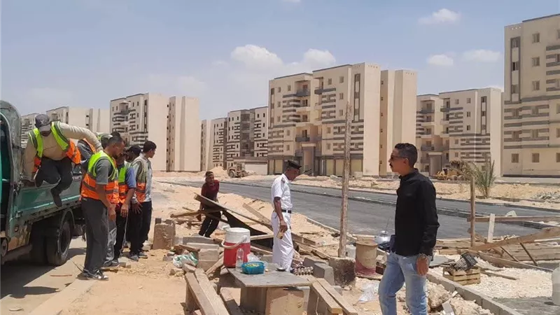 حملات مكثفة بمدينة حدائق أكتوبر لضبط المخالفات والحفاظ على المظهر الحضاري