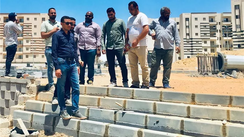 حدائق العاصمة تتحول لخلية عمل لإنجاز المرحلة الخامسة من سكن لكل المصريين