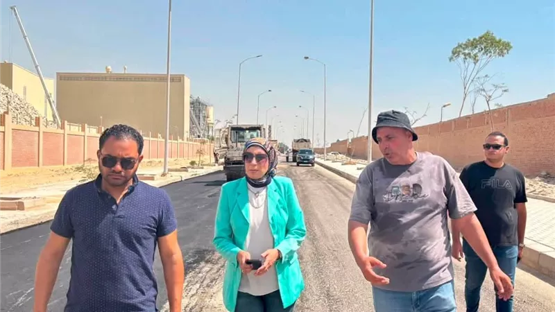 رفع كفاءة طرق الحي الصناعي بالسويس الجديدة يحقق 70% من معدلات التنفيذ