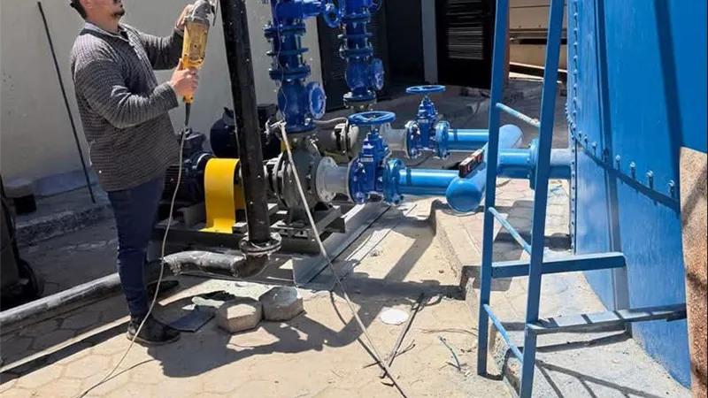 مياه القناة تواصل تطوير محطة المحسمة لرفع كفاءة التشغيل وتحسين جودة الخدمات 