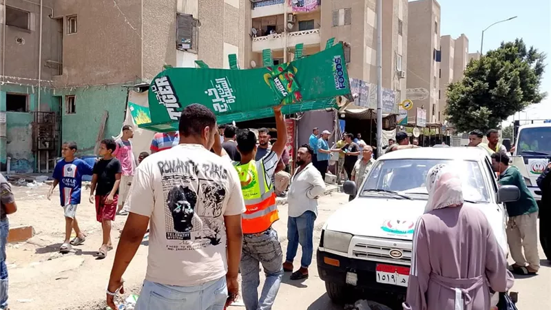 حملات مكثفة بـ6 أكتوبر لإزالة الإشغالات والمخالفات والحفاظ على المظهر الحضاري