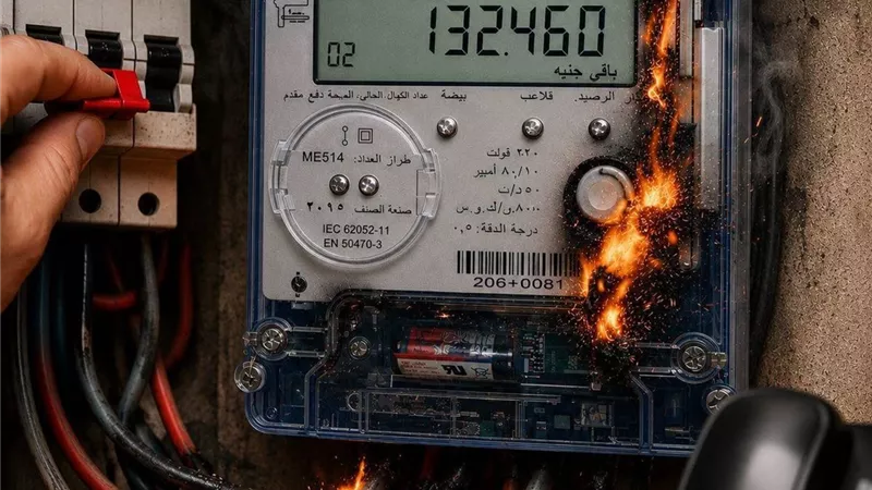ماذا تفعل إذا تعرض عداد الكهرباء للاحتراق؟.. خطوات ضرورية لحماية منزلك وتجنب المخالفات