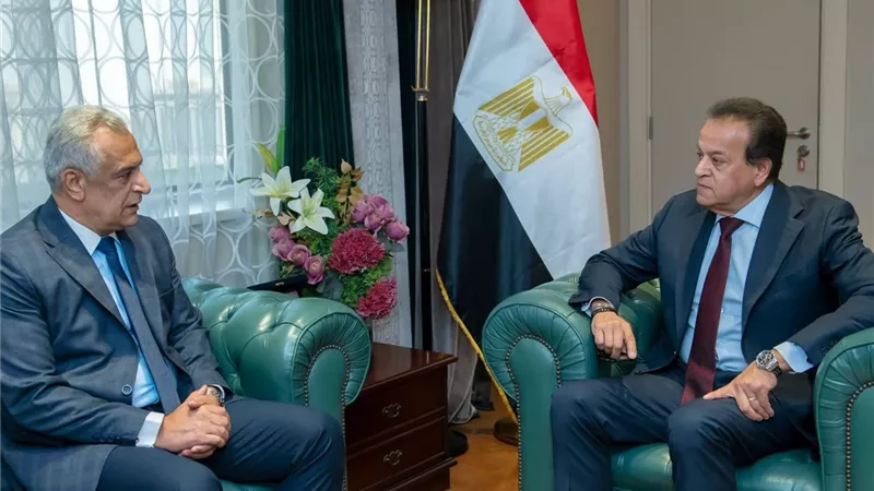 وزيرا الصحة والإنتاج الحربي يبحثان تطوير المشروعات الصحية القومية وتسريع معدلات التنفيذ
