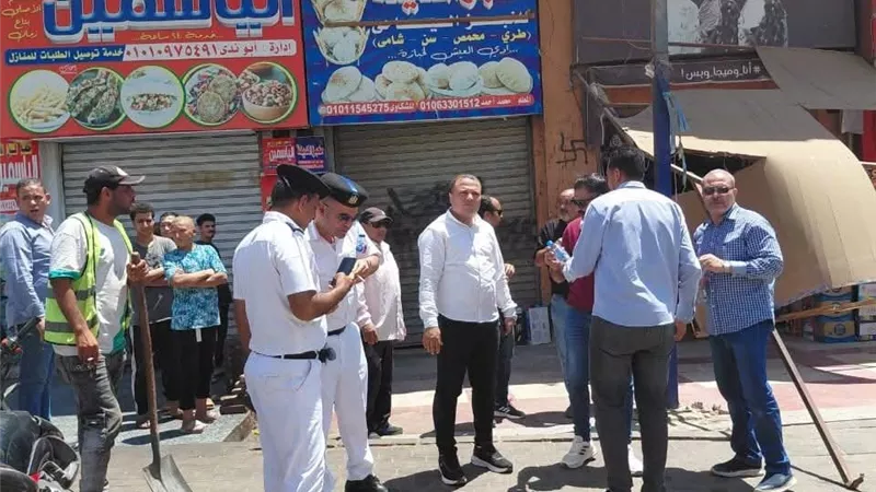 لا للإشغالات المخالفة.. حملات مكثفة لإزالة المخالفات بالشيخ زايد