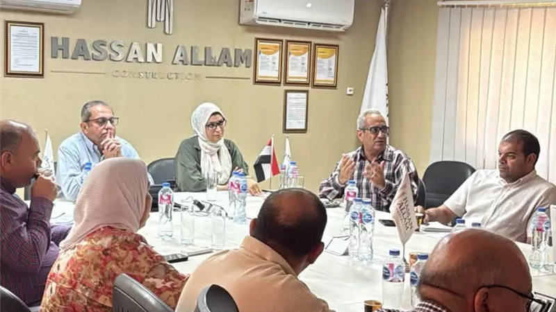 رئيس جهاز العاصمة الجديدة تتابع الموقف التنفيذي لمحطة معالجة مياه الصرف الصحي