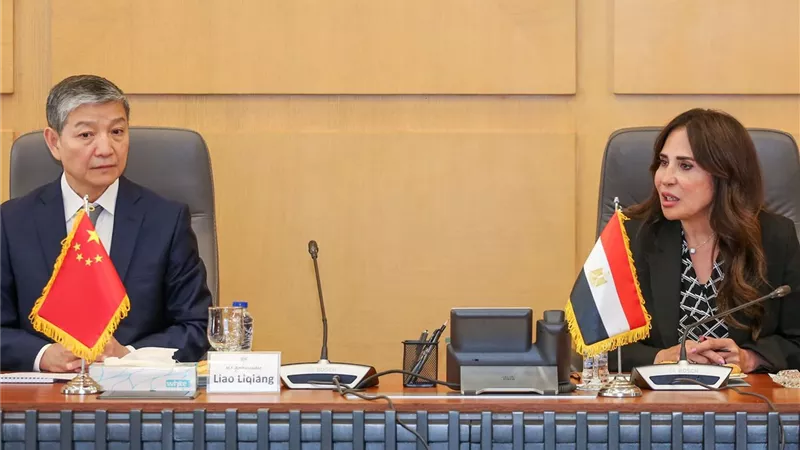 وزيرة الإسكان تلتقي السفير الصيني لبحث تعزيز ملفات التعاون المشترك