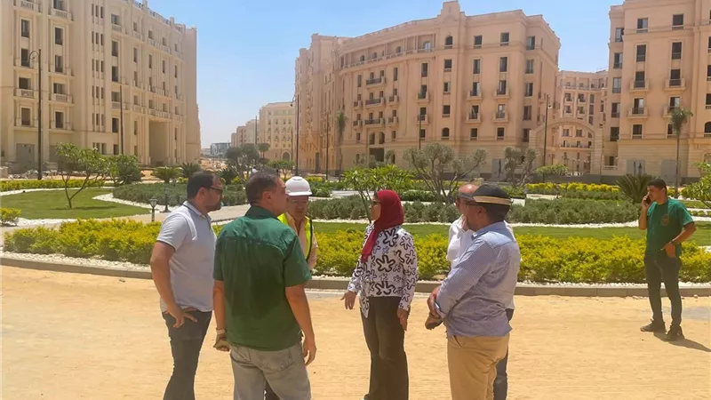رئيس جهاز العاصمة الجديدة تتابع الأعمال الجاري تنفيذها بالحى السكنى الخامس