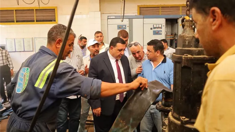 مياه البحيرة تحسم عطل رافع إيتاي البارود خلال 4 ساعات وتعيد المياه للمواطنين بسرعة