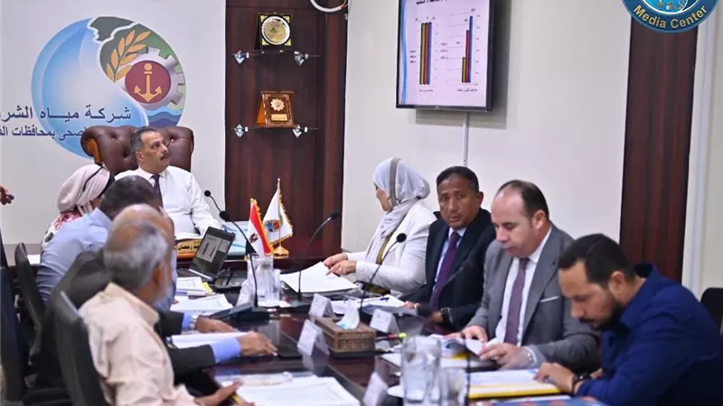 مياه القناة تضع خطة زمنية لرفع كفاءة المحطات وتعزيز جودة الخدمات بمحافظات القناة