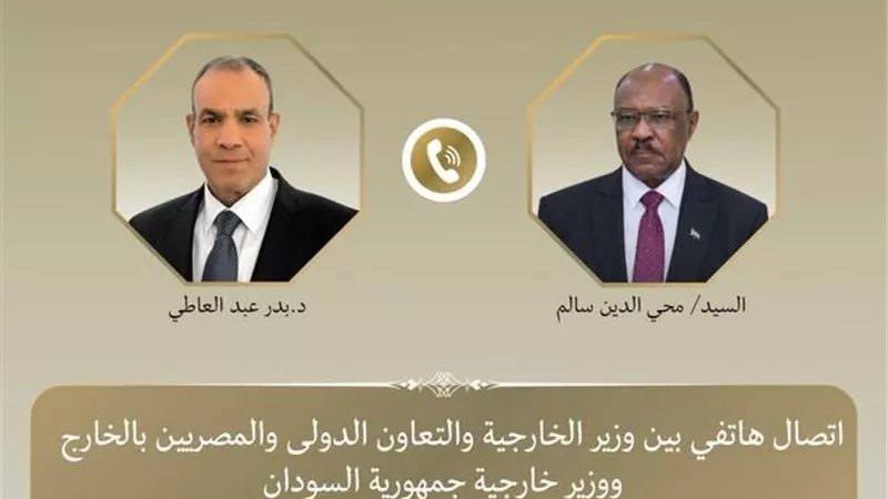 وزير الخارجية يبحث هاتفيًا مع نظيره السوداني تطورات الأوضاع في السودان