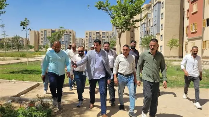 رئيس جهاز أكتوبر الجديدة يتفقد قطاعات المدينة المختلفة ويوجه برفع كفاءة الخدمات وتكثيف معدلات العمل