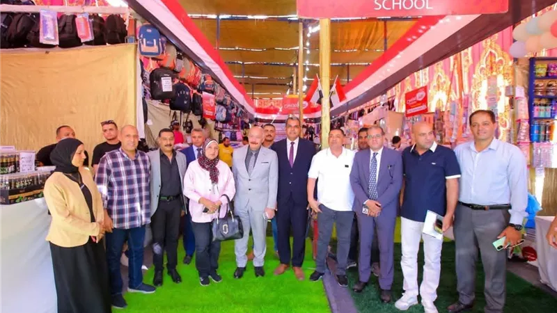 غرفة البحيرة تفتتح ثلاثة معارض أهلاً مدارس بكفر الدوار والرحمانية وأبو المطامير