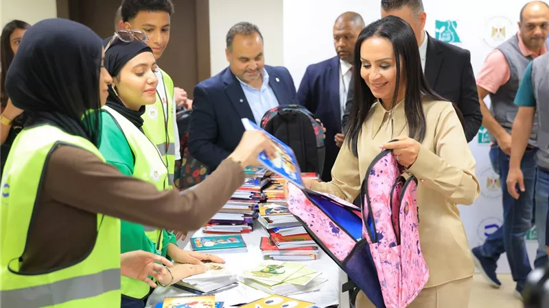 وزيرة التضامن تشارك تجهيز الحقائب المدرسية استعدادًا للعام الدراسي الجديد 2026-2027