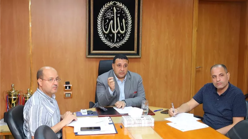 التراس يشارك بالفيديو كونفرانس في اجتماع دراسة المشروعات الاستثمارية بشركات المياه التابعة