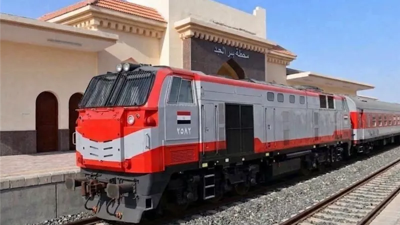 السكة الحديد تشغل 4 رحلات يومية على خط القنطرة شرق بئر العبد لخدمة مواطني شمال سيناء