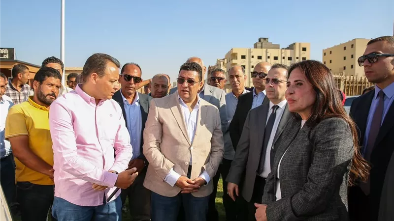 وزيرة الإسكان تتفقد أعمال التنمية ورفع الكفاءة بمنطقة «بيت الوطن» بمدينة القاهرة الجديدة