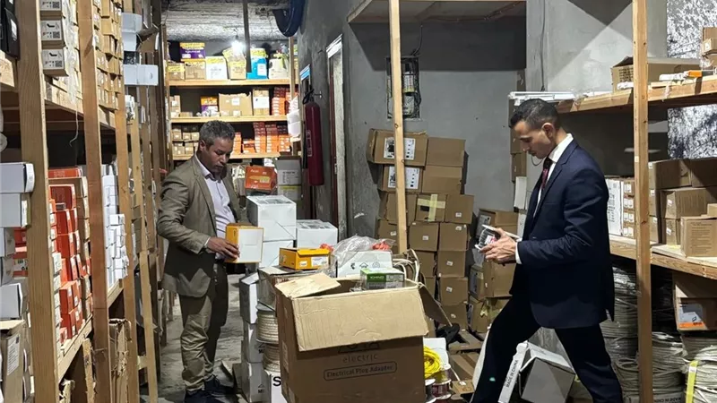 جهاز حماية المستهلك يضبط 2231 منتجًا كهربائيًا مجهول المصدر بالقاهرة الجديدة