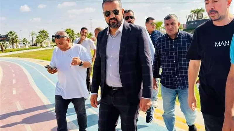رئيس جهاز العبور الجديدة يتفقد الحديقة المركزية استعدادًا لماراثون احتفالية مرور 10 سنوات على إنشاء المدينة
