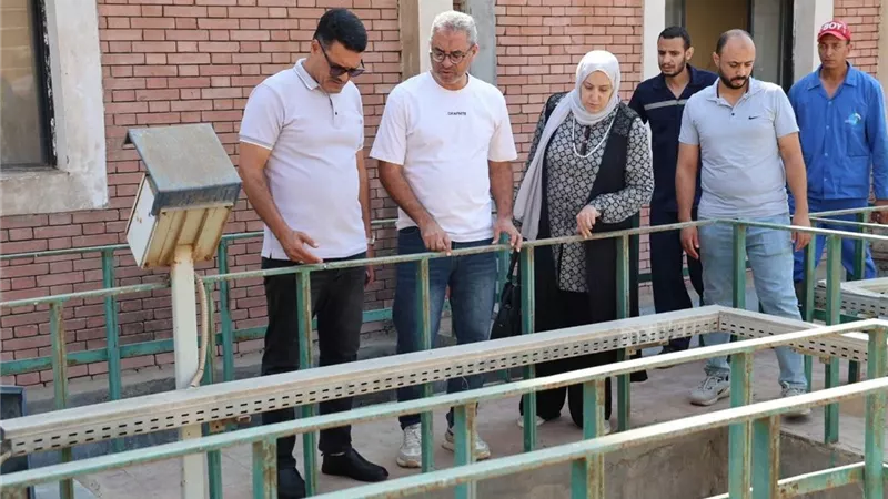 فودة يتابع تشغيل محطة مياه كفر مويس ببنها ويوجه بسرعة إحلالها وتجديدها