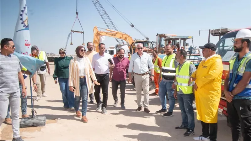 السويس الجديدة ترفع جاهزية الطوارئ لمواجهة الأمطار والسيول خلال الشتاء