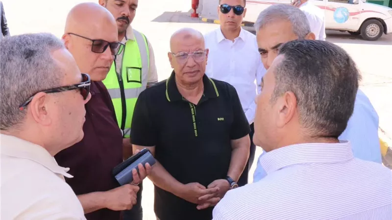 نائب وزيرة الإسكان يتفقد منظومة مياه الشرب والصرف الصحي بالبحر الأحمر