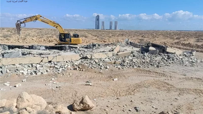 استرداد 728 فدانًا تعديات على أراضي الدولة بالعلمين الجديدة 