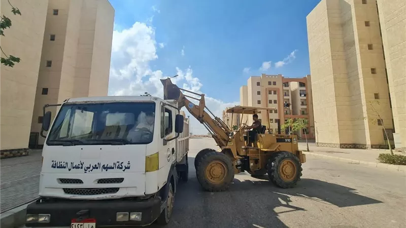 العبور الجديدة تكثف حملات النظافة والصيانة والزراعة لرفع كفاءة المرافق وتحسين جودة الحياة