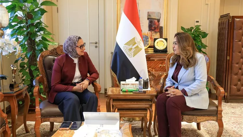 وزيرة التنمية المحلية تبحث مع محافظ الوادي الجديد الخطة الاستثمارية وملفات التصالح والتقنين