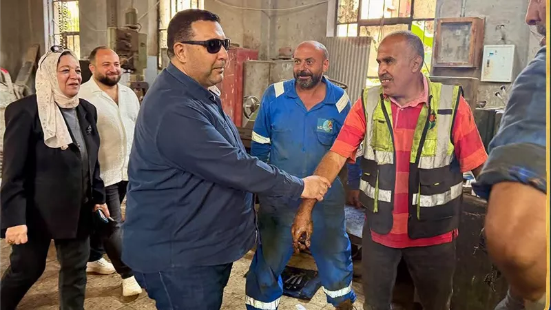 رئيس مياه القناة يتابع قطاع بورسعيد ويوجه بدعم العاملين ورفع كفاءة المعدات والصيانة