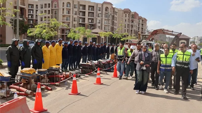 جهاز العاصمة الجديدة يرفع درجة الاستعداد لاستقبال موسم الشتاء والأمطار