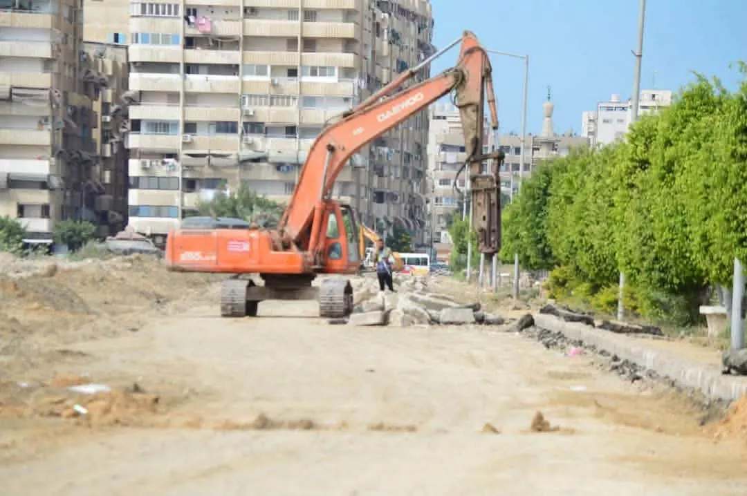 مستجدات أعمال ازدواج وتطوير ورفع كفاءة طريق&nbsp;